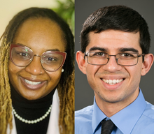 Head shots of Melanie R. McReynolds and Ivan A. Moreno-Hernandez.