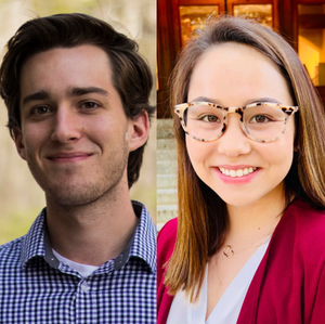 Side by side headshots of Michael Pence and Chelsea Swartchick